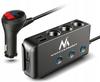 Cigarette Lighter Socket Splitter 4xusb 12-24V New