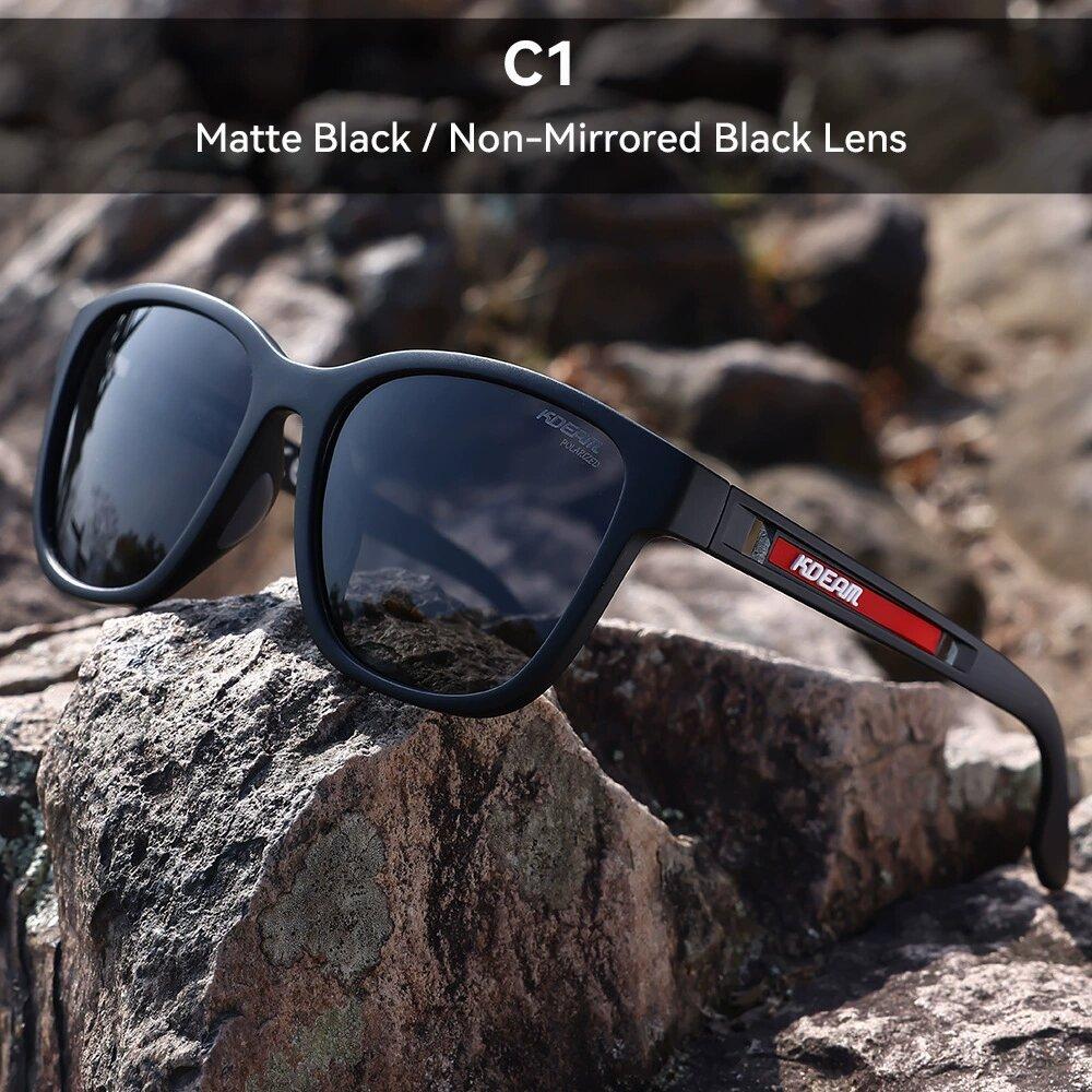 New KDEAM Brand Vintage Round Polarized Sunglasses For Men Unisex Size Steampunk TR90 Sun Glasses Travel Women Party Shades