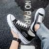 Herren Canvas Schuhe Herbstmode Plateau Bequeme Freizeit-Sneaker Low Top Schnürschuhe Vulkanisierte Schuhe Zapatillas De Hombre