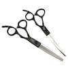 6.0 Inch Half Body, Black, Personalized Sup Trendy, Hair Scissors, Hair Scissors, Flat Scissors, Bangs Scissors