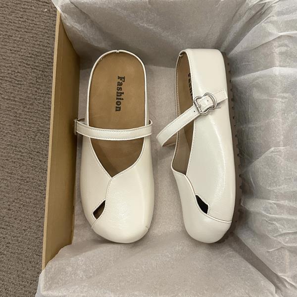 Fashion Slippers Women Summer PU Cover Toe Beach Shoes Slides Pantofle Rubber Sabot 2025 Beach Shoes Rubber Slippers Slipers Women Cover