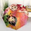 1 Stück Outdoor-Schirm mit Anime-Charakteren - Automatisches Öffnen/Schließen, Tragbares 3-fach faltbares Design, Eisenrahmen, Perfektes Geschenk für Fans, Reisende, Dai