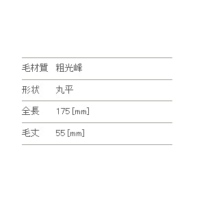 Kumano Brush (Makeup Brush) Chikuhodo Regular Series Powder Brush, Sokoho R-P1 Black Line Makeup Brush