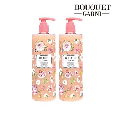 BOUQUET GARIN Scrub Body Wash White Musk 500ml X 2
