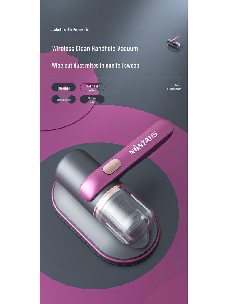 Portable Wireless UV Mite Remover Vacuum for Beds