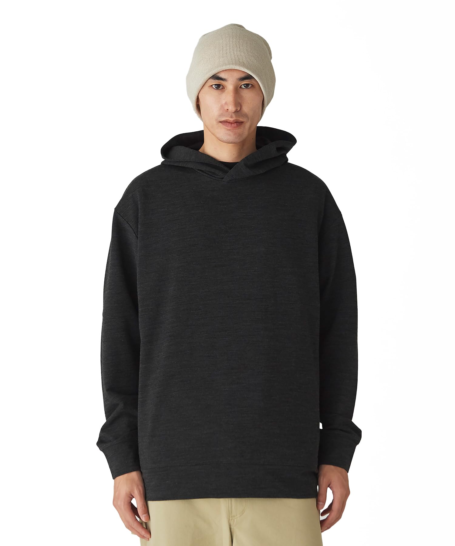 

Snow Peak Wool Sweatshirt Hoodie Size L SW-24AU011, Men s/Women s, Grey, серый