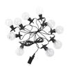 LED Ball String Lights 10LEDs G50 Copper Wire Bulb Colorful Die Casting Lamp  Waterproof Outdoor