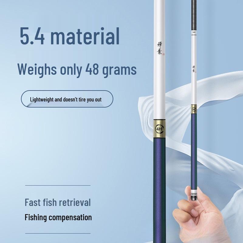 Super Hard Lightweight Fishing Rod for Big Fish: 28/19 Tone for Carp & Crucian Catch