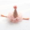 1 PC Fashion Cute Girl Crown Princess Hairpin Lace Pearl Shiny Star Headband Hairpin Hairpin Hair Accessories Hair Birthday Hat