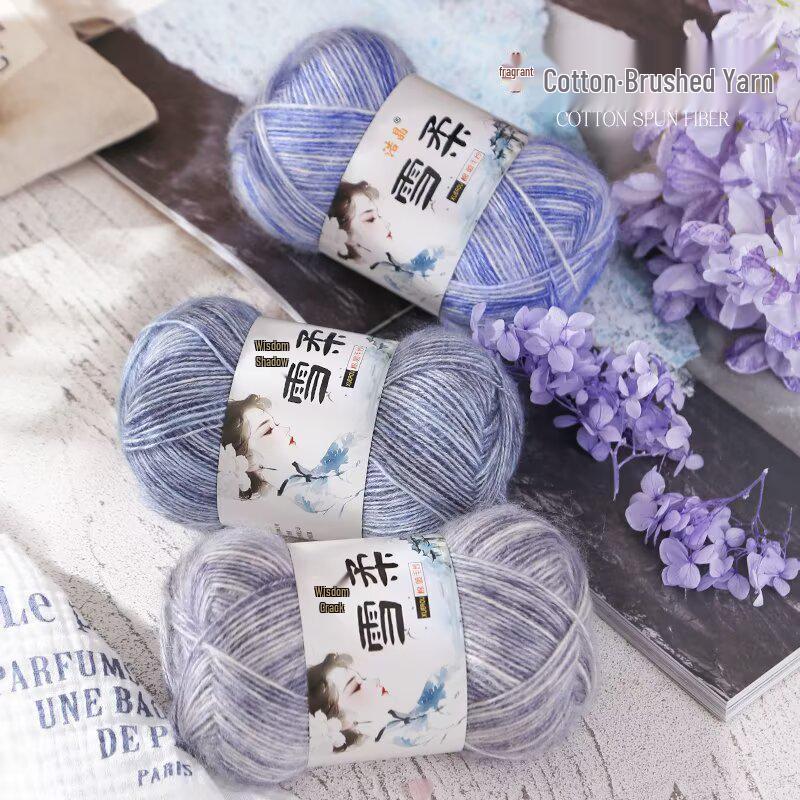 Qinxue Soft Wool Yarn for Baby Crafts: Hand-Knitted Dolls, Spray-Dyed Crochet Scarves, and Sweaters