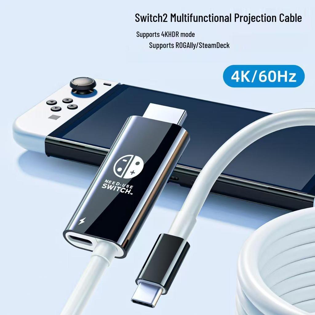 Typ-C 4-in-1 Dual-HDMI Screen Mirroring & Erweiterte Anzeige HD-Erweiterungsdock mit USB 3.0 Hub-Konverter