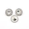 NEW Flower Crystal 10 pieces 20mm/25mm Alloy Rhinestones Diamond Buttons Diy Decoration Shank Handmade Sewing Garment Accessory