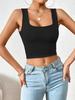 European & American Style Slim Square Neck Vest - TikTok Hot Seller