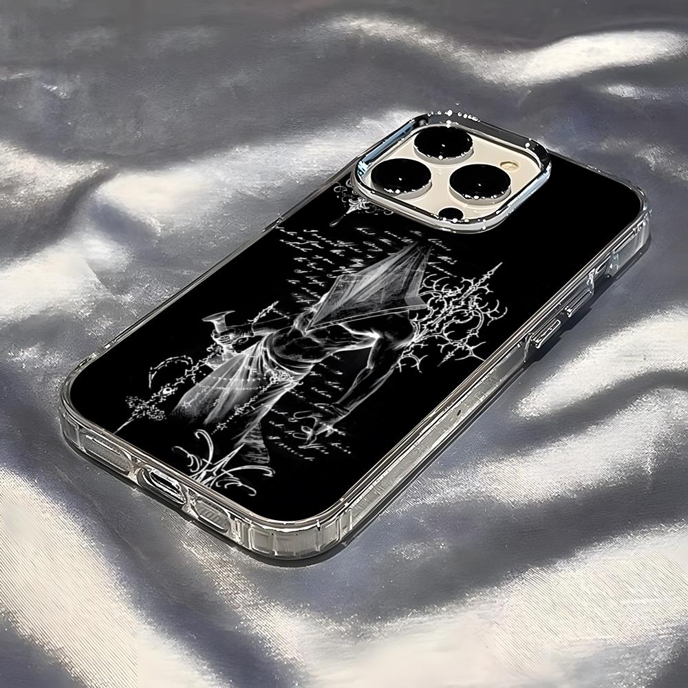 Angel Death Design Phone Case For IPhone 17 Pro Max 16 15 14 Pro Max IPhone 13 Pro Max 11 Plus Transparent Cover