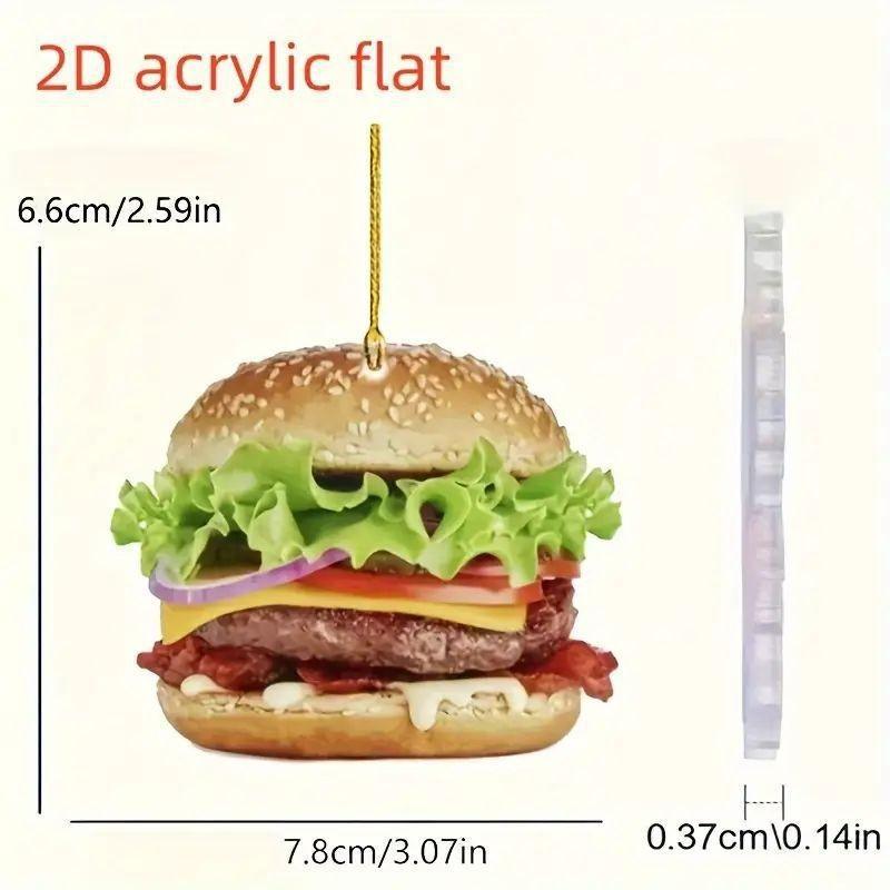 

Delightful Car Acrylic Decoration For Rearview Mirror With Festive Cartoon Theme