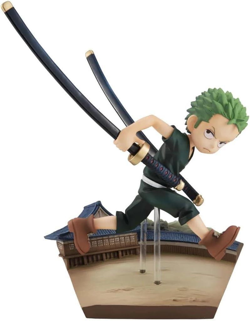 KLENOT. Série One Piece Roronoa Zoro RUNRUNRUN Přibližně 140mm PVC lakovaná dokončená figurka