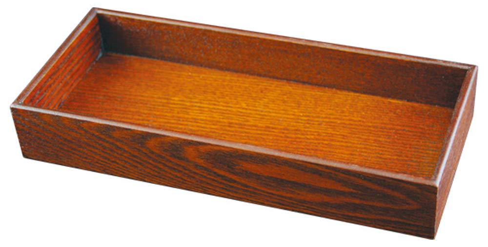 Alphax Cutlery Case Wood Grain 25 x 11 x 4cm Banquet Cutlery Case Meshiri 902928