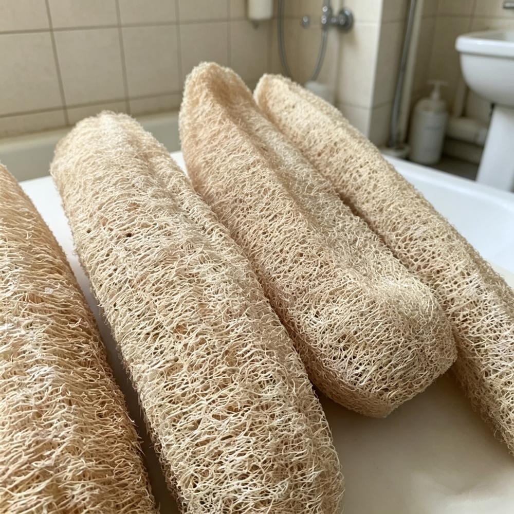 Spugna Luffa Naturale ed Ecologica Scrubber Per Cucina Spugna da Bagno Scrubber Spa Bagno