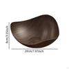 Serving Bowl Candy Snack Tray Imitation Wood Grain Fruit Dried Plate for Sandwich