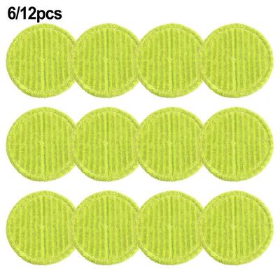Hassle Cleaning Green Round Mopping Cloth for Electric Mop Replacement