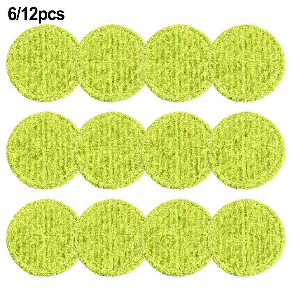 Hassle Cleaning Green Round Mopping Cloth for Electric Mop Replacement
