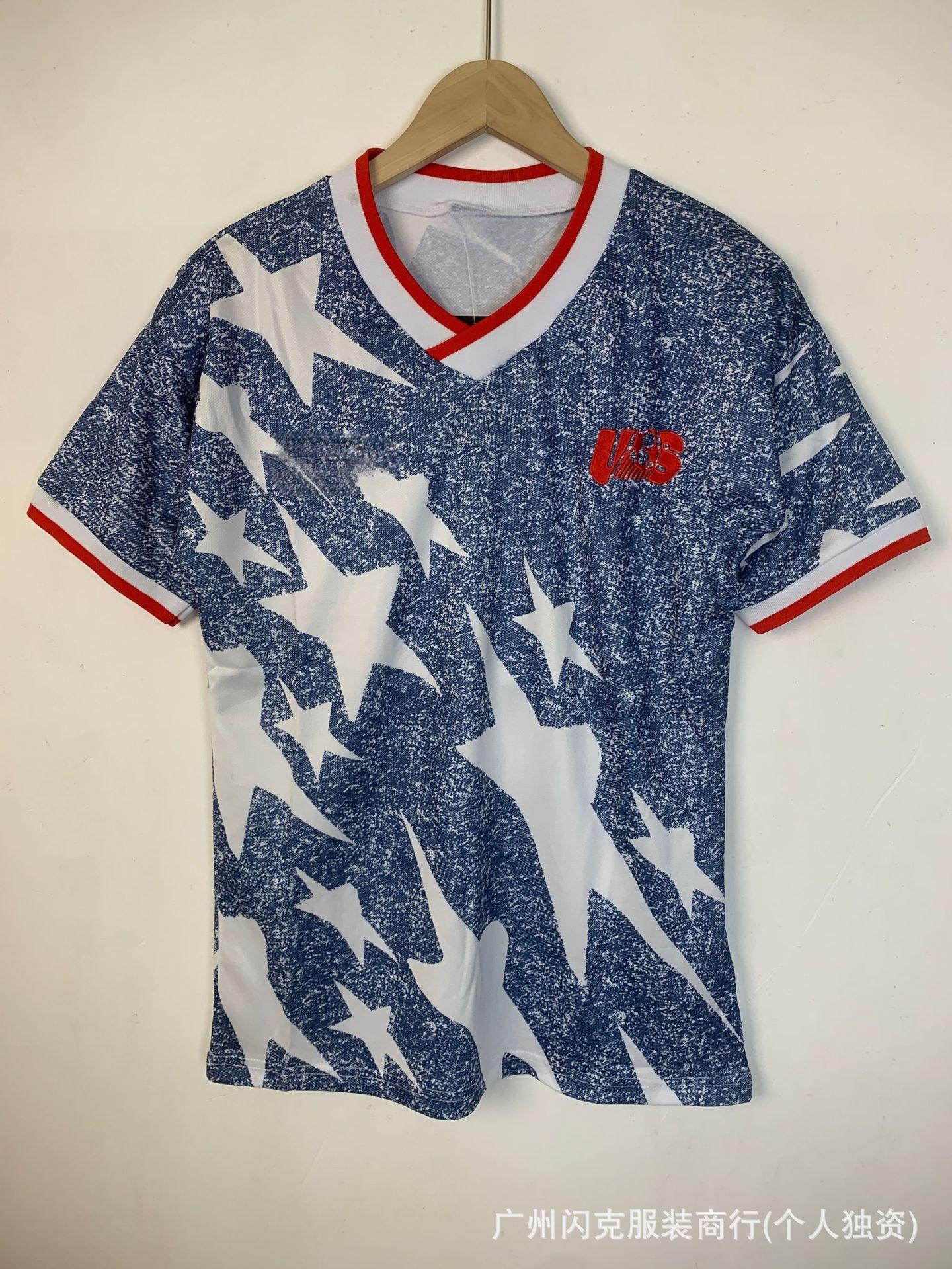 Foreign trade wholesale retro jersey Man L Mexico Florence Blackburn home and away football short sleeve S