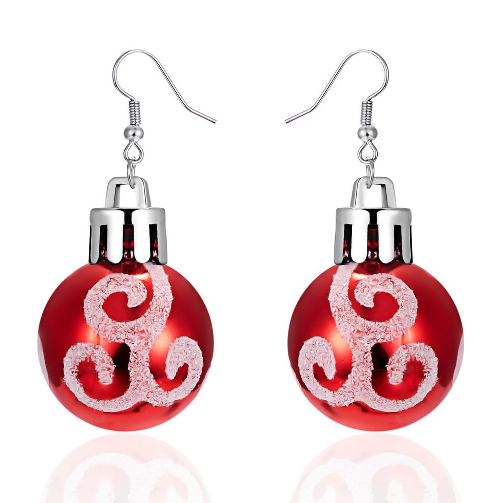 Holiday Festive Resin Earrings Featuring Snowflake And Star Designs For Women