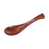 Natural Wooden Rice Spoon with Nonslip Handle Ergonomic Kitchen Utensil For Cooking Serving Heat Resistant Cutlery