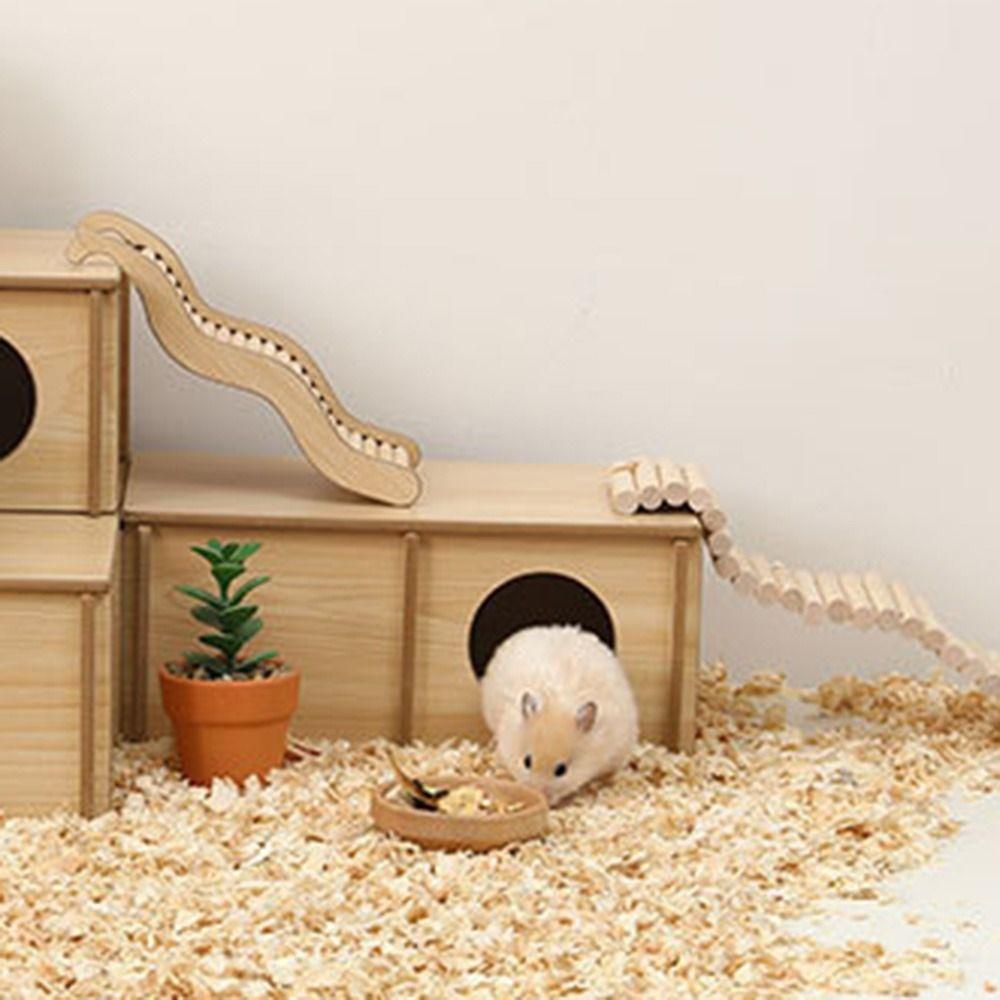 Escadas Multifuncionais para Animais de Estimação Brinquedo Decoração de Gaiola Rampa Ponte Animais Pequenos