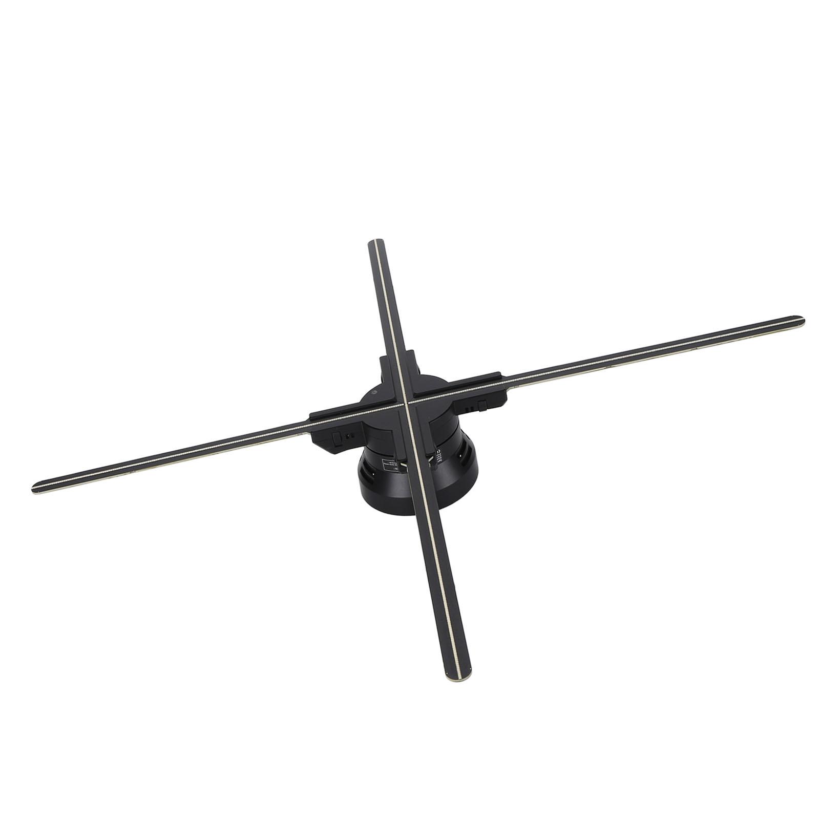 

3D голографическая рекламная машина 23,6 дюйма 4 лопасти светодиодный голографический проектор вентилятор 1600X720P 720 LED EU Plug