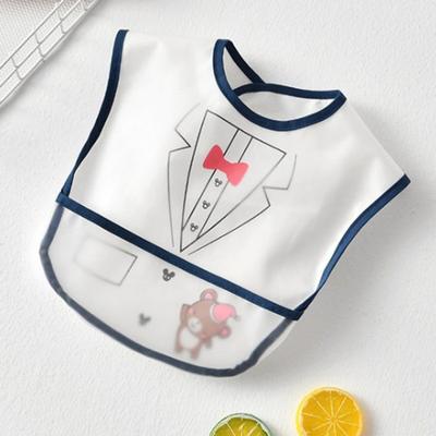 Babynahrung wasserdichte Lätzchen Eimerlätzchen, Smoking, 1 Stück