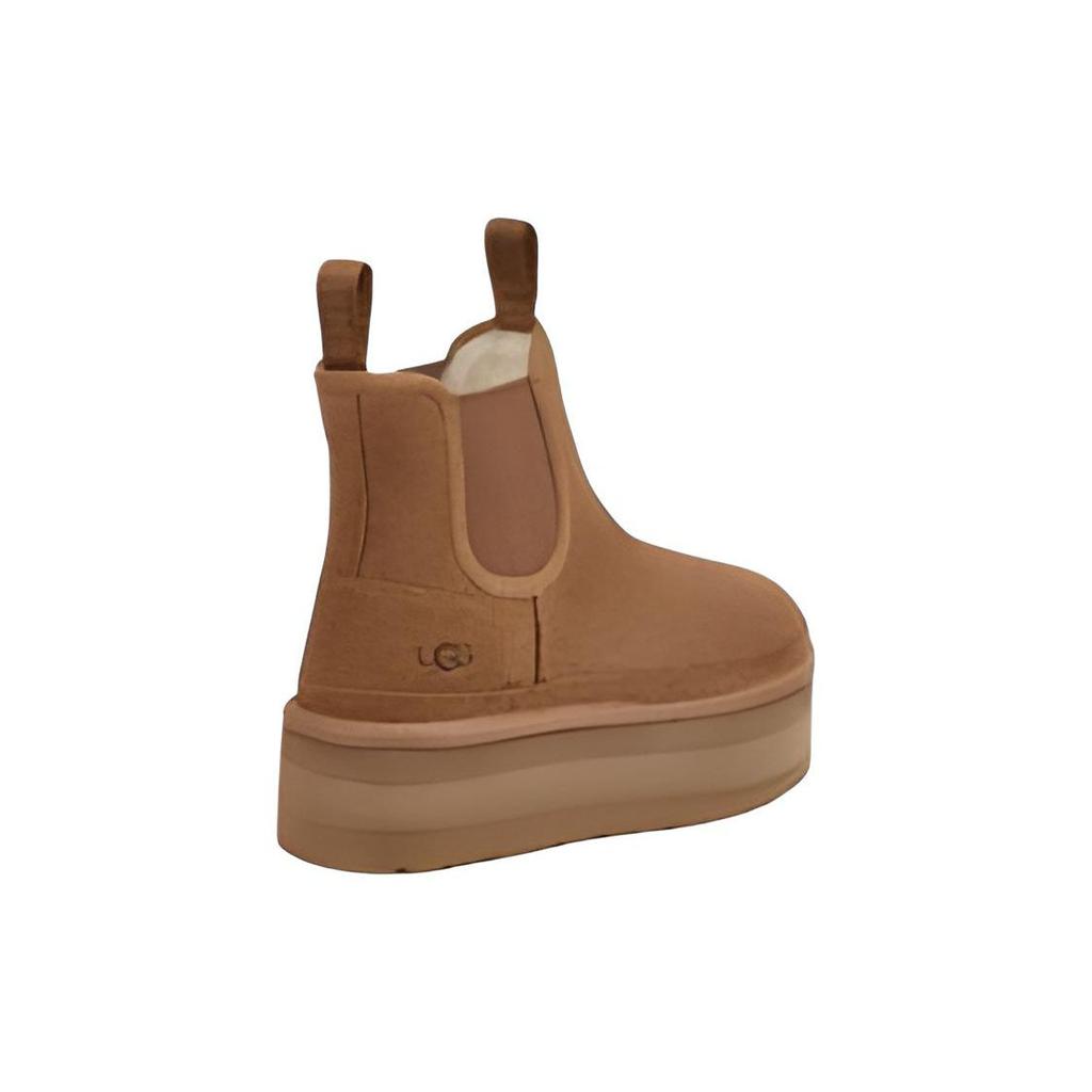 UGG Neumel Platform Chelsea Boot Chestnut Women Sneakers Brown 1134526-CHE