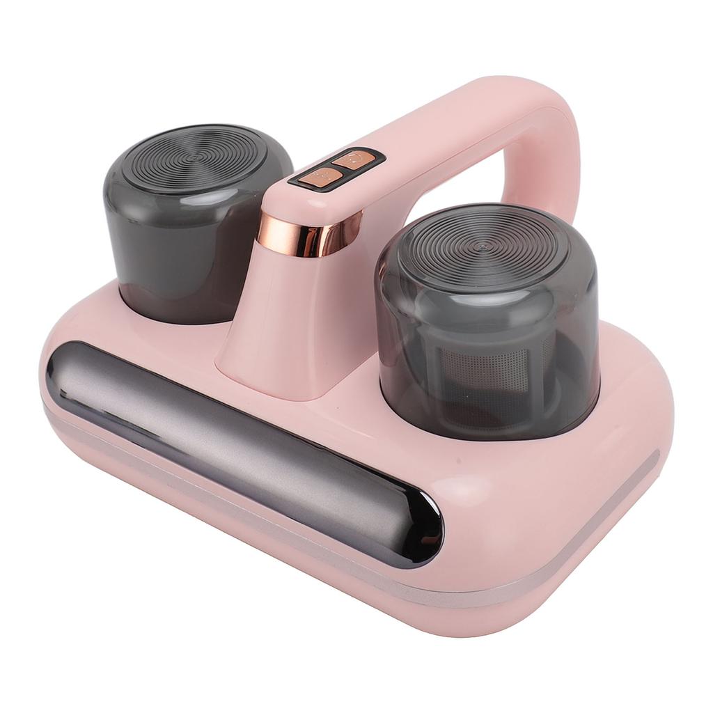 Ultrasound Mite Vacuum Cleaner Double Dust Cup Portable Cordless Handheld High Suction Mite Remover