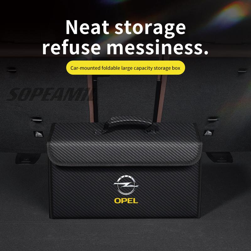 For Opel OPCline ASTRA CORSA INSIGNIA MOKKA VECTRA ZAFIRA GTC Tigra Car Trunk Organizer Box Tailbox Stowing Tidying Storage Bag