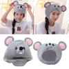 Gray Mouse Headgear Adults Gift Photography Props Headband Soft Funny for Christmas Party Halloween Selfie Accessories