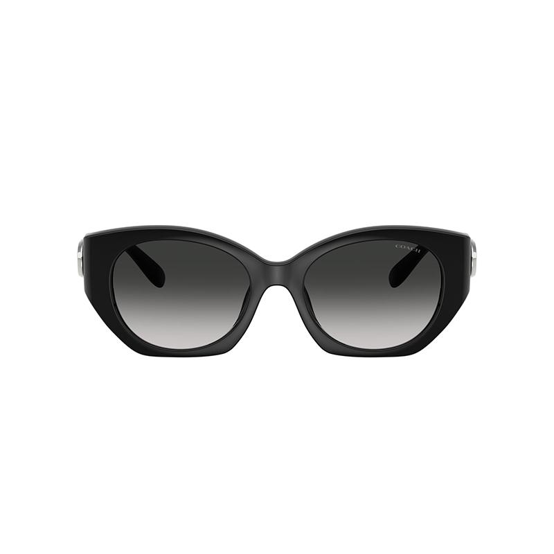 

Coach High-Quality Light Luxury Gradient Sunglasses Oval Women sunglasses 0HC8407U 52,50023C Black Frame with Gradient Lens