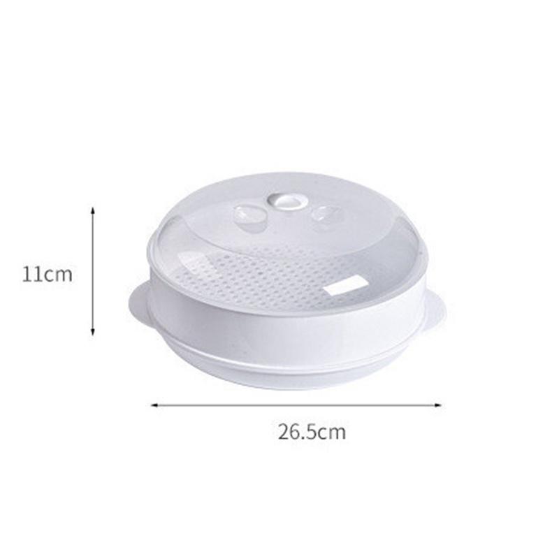 Home Kitchen Microwave Steamer Cookware With Lid For Effortless Multilayer Cooking
