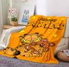 Custom Name Garfield Hug Flannel Blanket Throw Blanket Soft Warm Sofa Bed Home Decor Unique Gift
