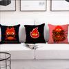 cushion cover Comfortable soft Pillow Cartoon Case for Sofa Living Room Home office Cute Decor C-Calcifer and Protective Covers