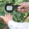 50X Handheld Magnifying Glass with 8 LED Light Rechargeable Reading Loupe 2 Lighting Modes Portable Magnifier 2 Inch IPS Screen