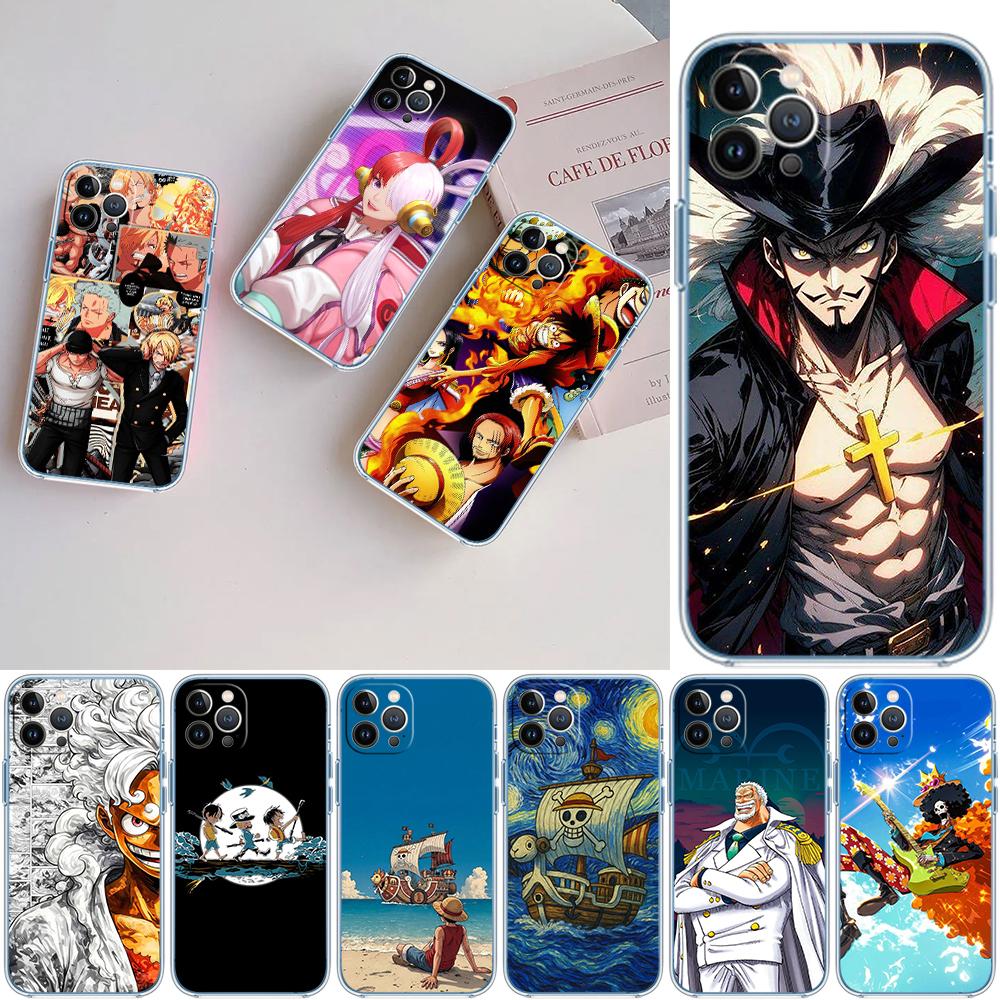 FM4 Anime One Piece Transparent Phone Case for Motorola Moto G40 G04 G05 One Ace Action Fusion + Plus Hyper Macro Vision Zoom