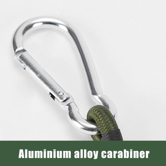 30/60/90/120CM 8MM Bungee-Seil mit Karabinerhaken Heavy Duty Outdoor Camping Wohnmobil Zelt Fahrrad Kajak Gepäck Fracht Elastische Spanngurte Seil