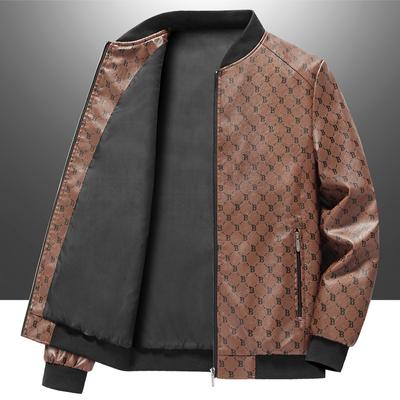Autumn and Winter Men's Leather Clothing Casual PU Leather Clothing Men's Jacket