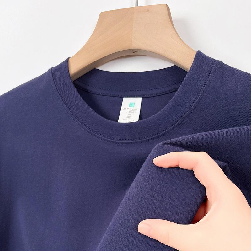 

Новые летние товары для мужчин и женщин: футболка из 100 хлопка с короткими рукавами, спортивная рубашка с тонким низом и круглым вырезом для молодежи и людей среднего возраста 3XL