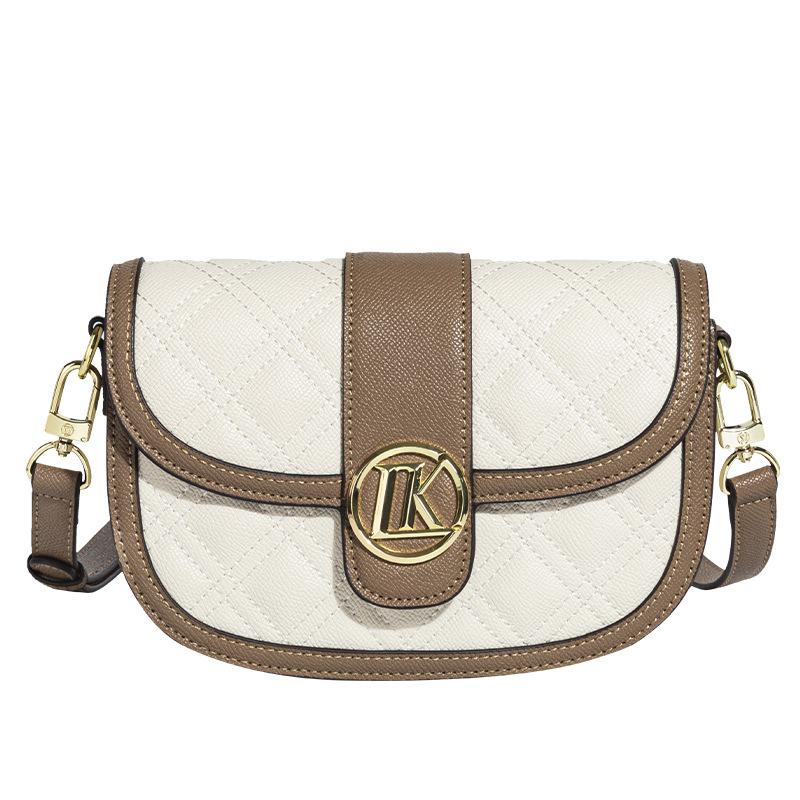 Cross-Border New Quilted Women's Bag Luxury Brand Saddle Bag Fashionable High-End Versatile Handbag Shoulder Crossbody Bag