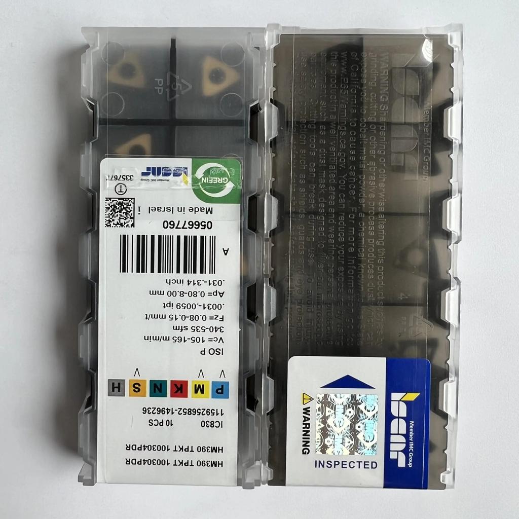 ISCAR / HM390TPKT100304PDR IC830 /Industrial indexable Carbide Inserts 10 PCS