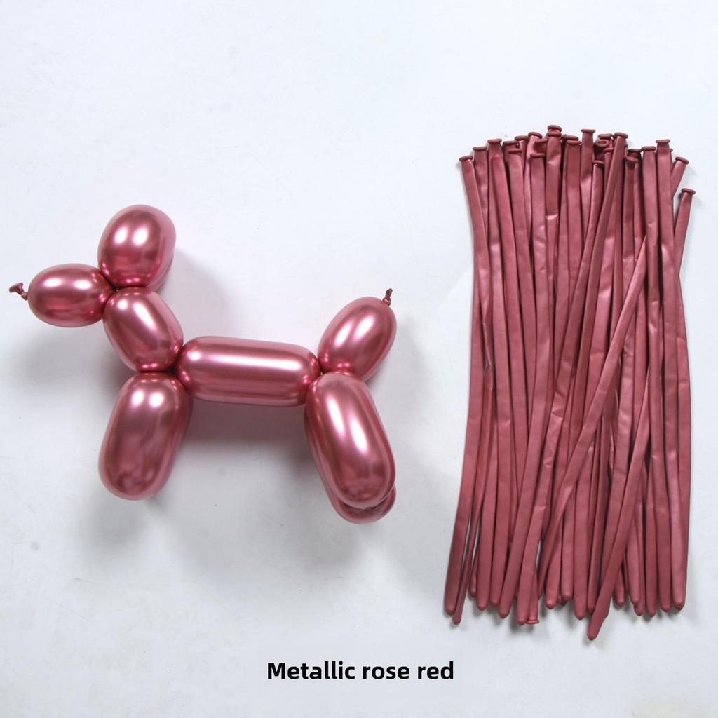 Metallic 260 Magic Balloon 1.8g - Perfect for Birthday Party Decor, Balloon Modeling, and DIY Arrangements