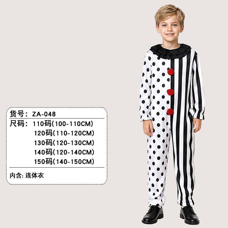 Clown performance clothing men's and women's broken soul clown cos clothes parent-child activities funny clothing