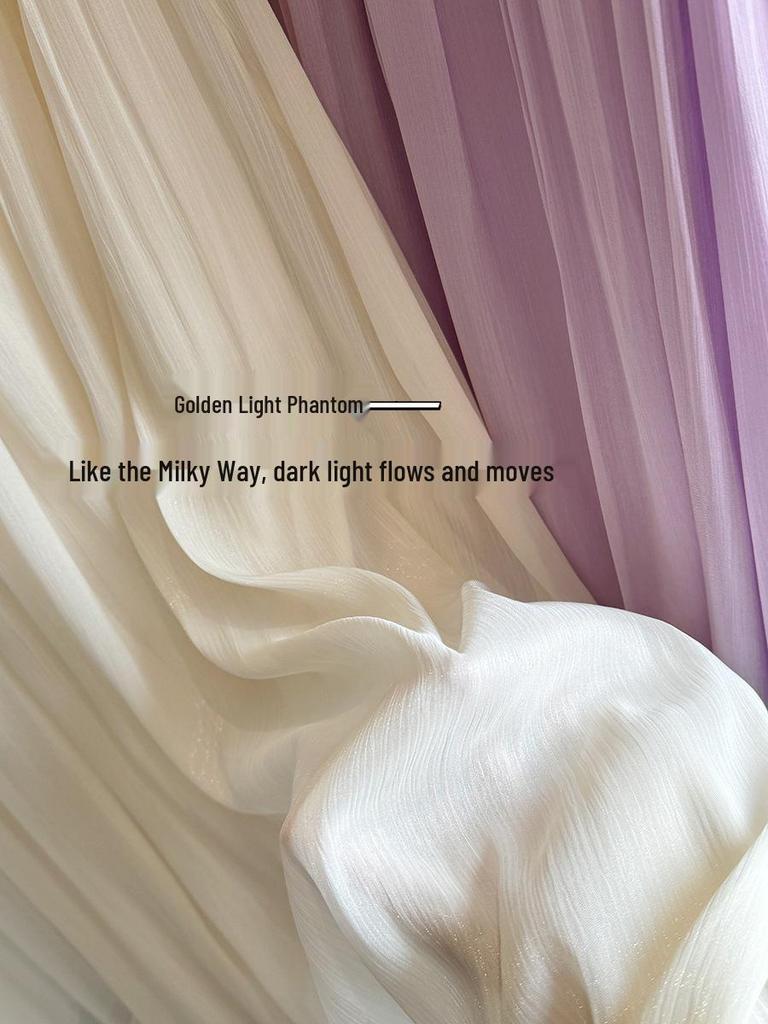 Jupe Demi-Jupe Fluide à Guirlandes Lumineuses pour Femmes - Douce, Longue jusqu'au Sol et Drapée avec un Design Assemblé.