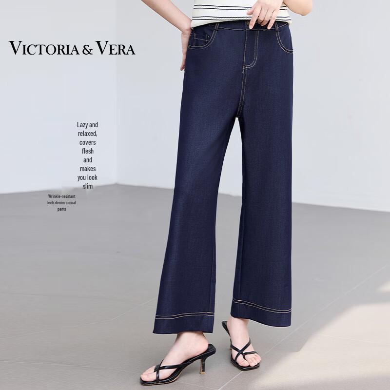 

VICTORIA&VERA Women s Straight Casual Pants M
